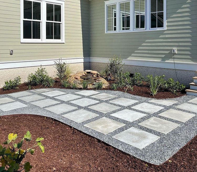 Front Driveway stonework